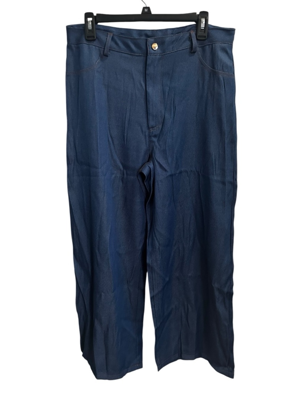 Chambray Top & Wide Leg Pant Set size XL nwot - Picture 4 of 9